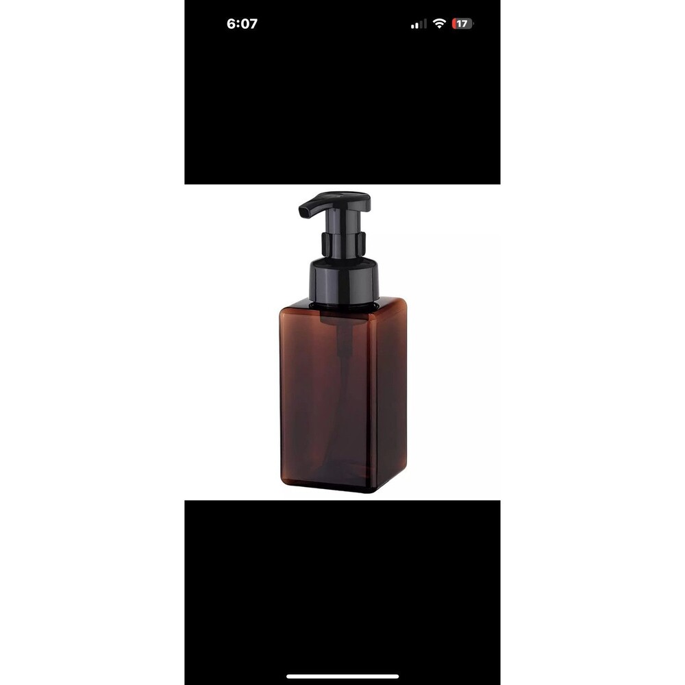 Brown And black Foam Soap Pump 15 Oz